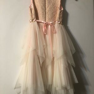 Satin and tulle party dress